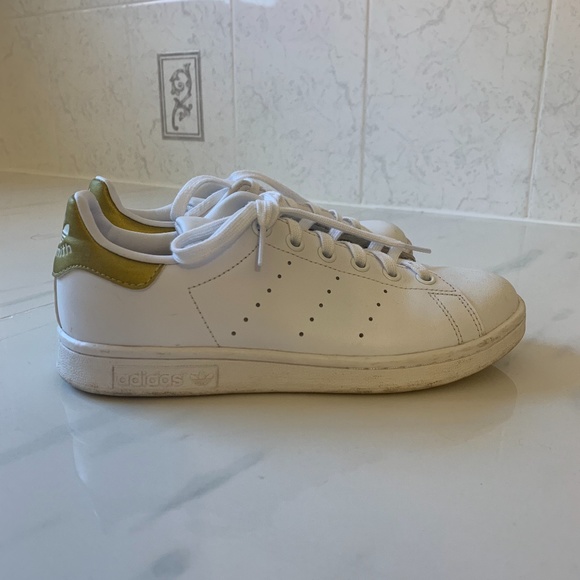 Gold Stan Smith Shoes - Picture 1 of 4